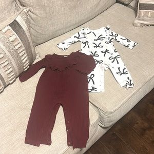Set of Baby girl One Piece Outfits